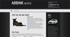 Desktop Screenshot of abbinkauto.nl